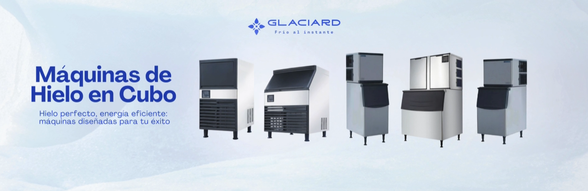 Máquinas de hielo en cubo Glaciard